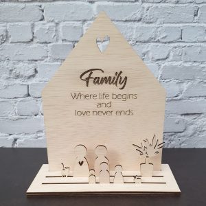 Peg doll huisje Family