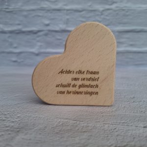 Kaarthouder - achter elke traan