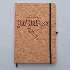 Notitieboekje juf met naam