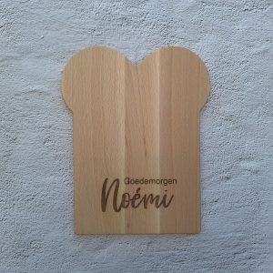 Ontbijtplankje boterham sierlijk